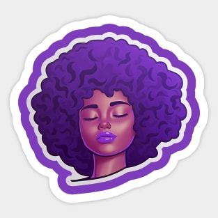 Purple Power, a tribute to black music and pride Sticker